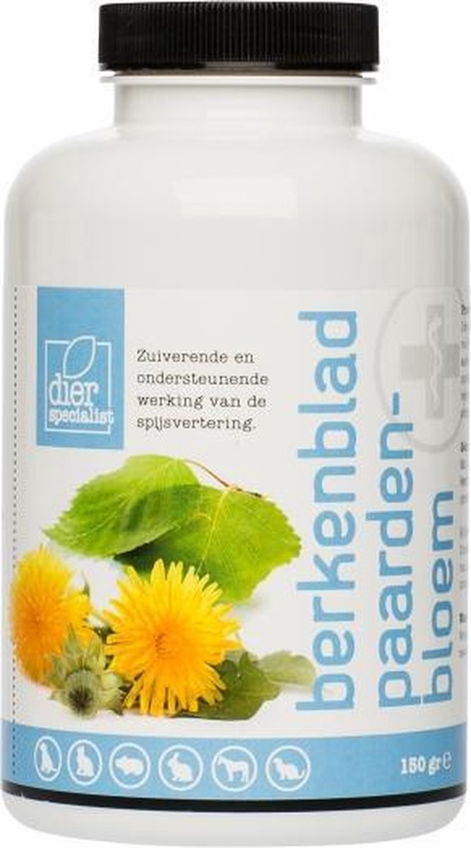 Dierspecialist berkenblad/paardenbloem - 150 gram