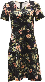 SRNDPTY Jurk Lena Flowers navy