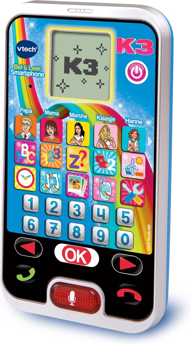 VTech K3 Bel & Leer Smartphone - Kindertelefoontje