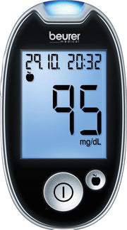 Beurer Glucusemeter NL zwart GL44 (mmol/l)