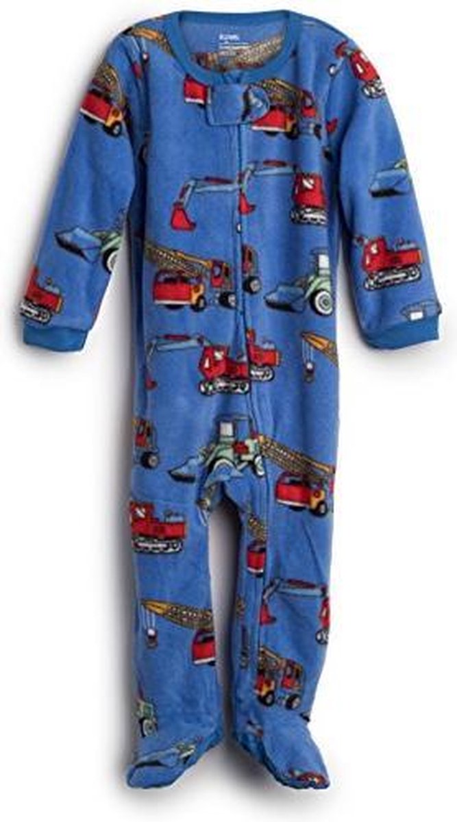 Jongen baby pijamas met Kranen ontwerp (maat 104/4jaar)