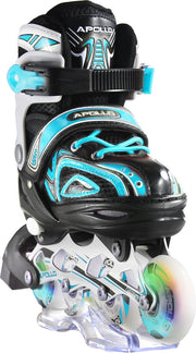 Apollo LED Inlineskates Maat Verstelbaar Super Blades X-Pro