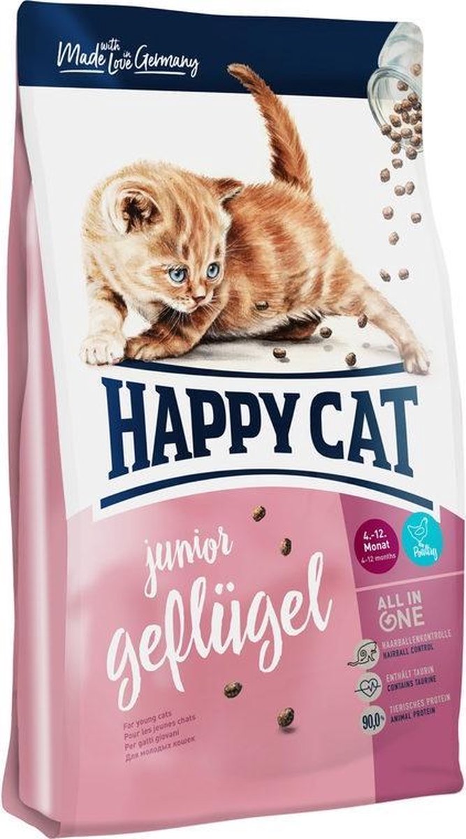 Happy Cat - Junior - Geflügel (Gevogelte) - 1.4 kg