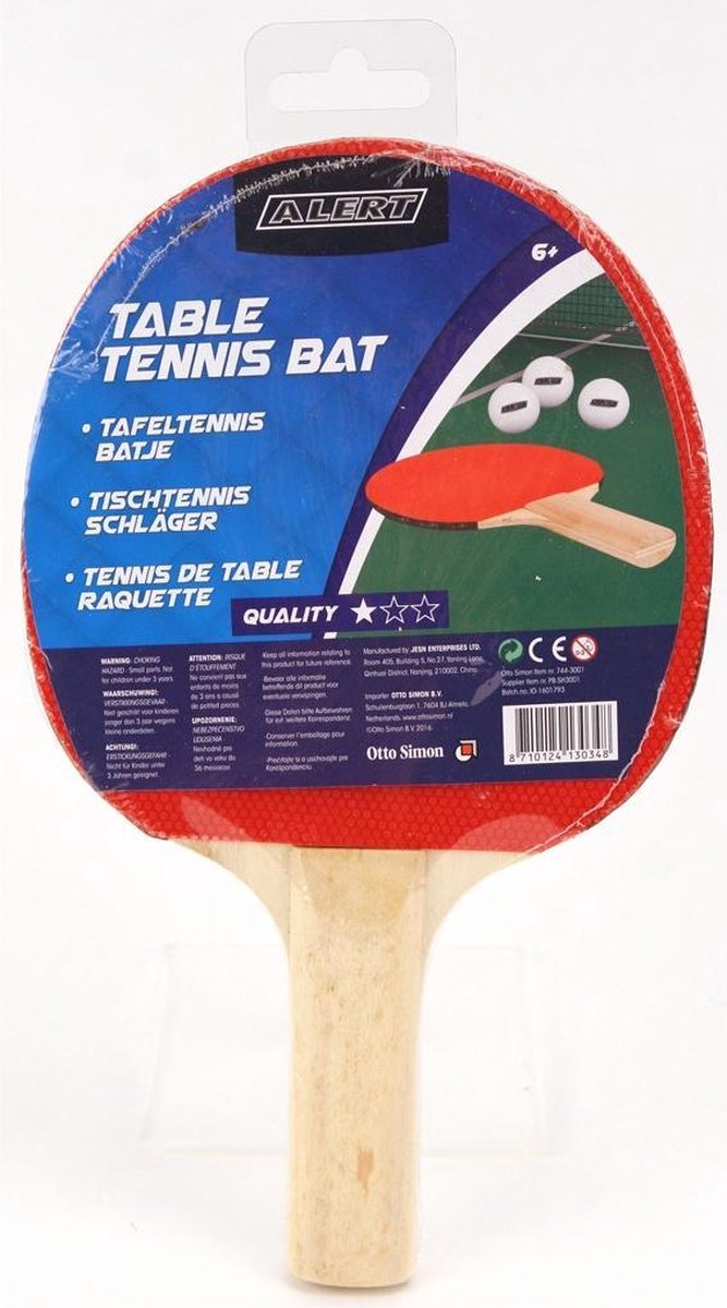 Alert Tafeltennis Bat 1 Ster