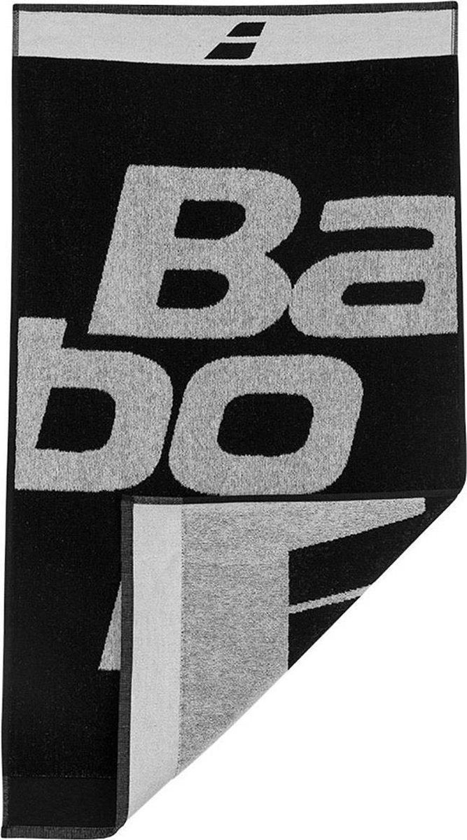 Babolat sport handdoek - zwart/wit - 100x50cm