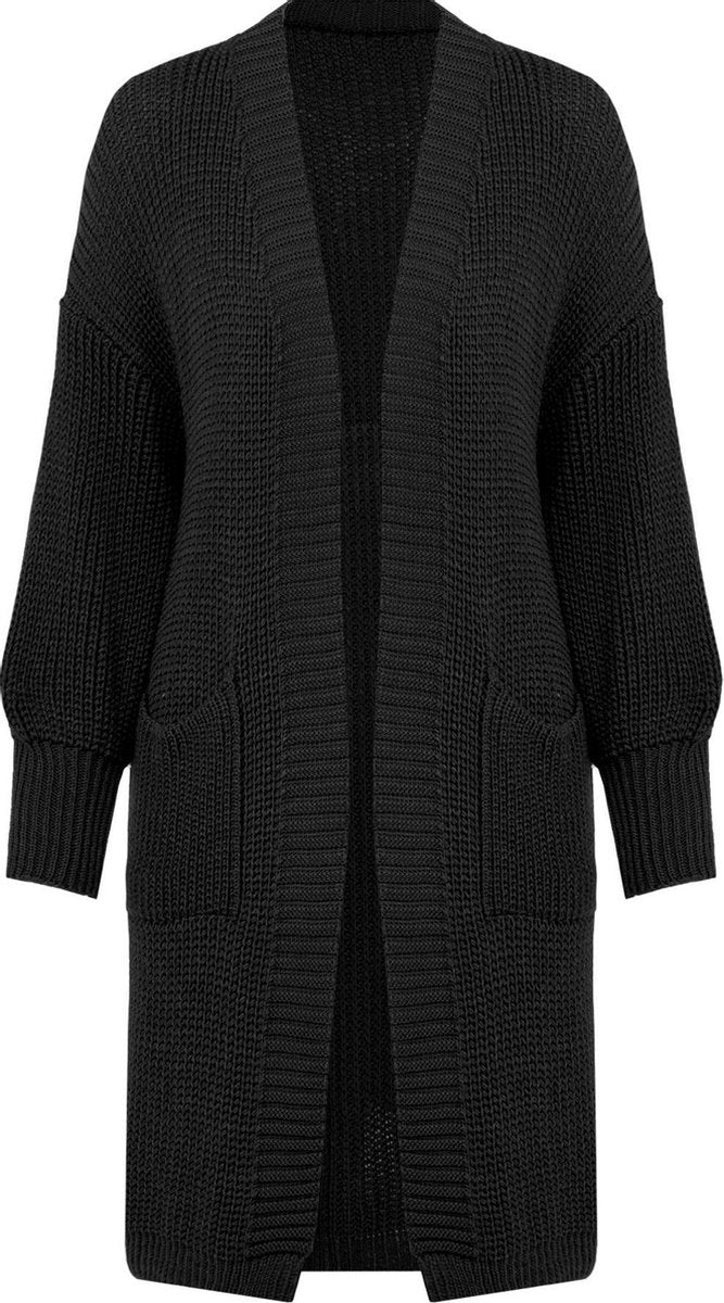 Long cardigan black