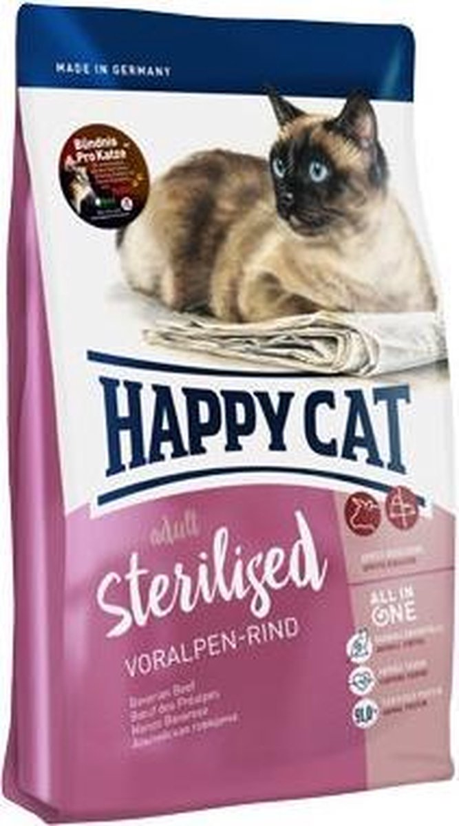 Happy Cat - Adult Sterilised - Voralpen-Rind (Rund) - 1.4 kg