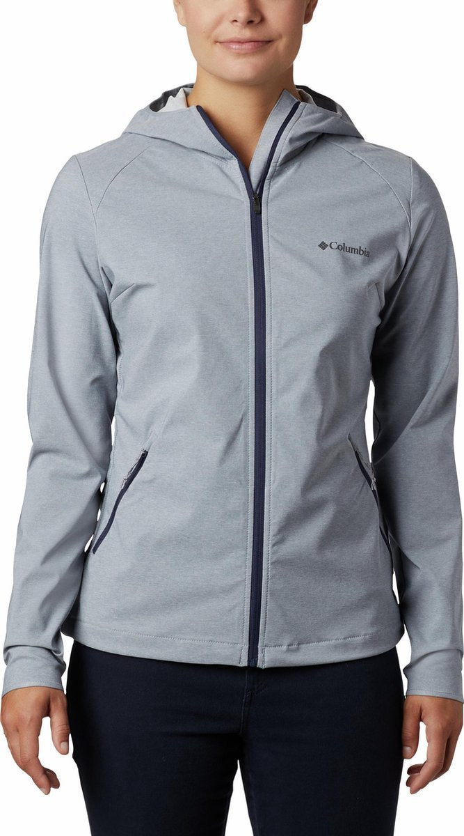 Columbia Heather Canyon Softshell Jacket - Tradewinds Grey - Dames - Maat XL