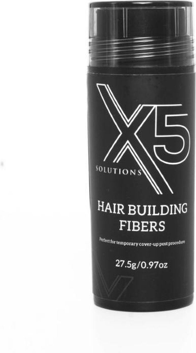 Haarvezels X5solutions Hair Building Fiber - Hair Building Fibers - Keratine - Haarpoeder - Haarvolume - 27