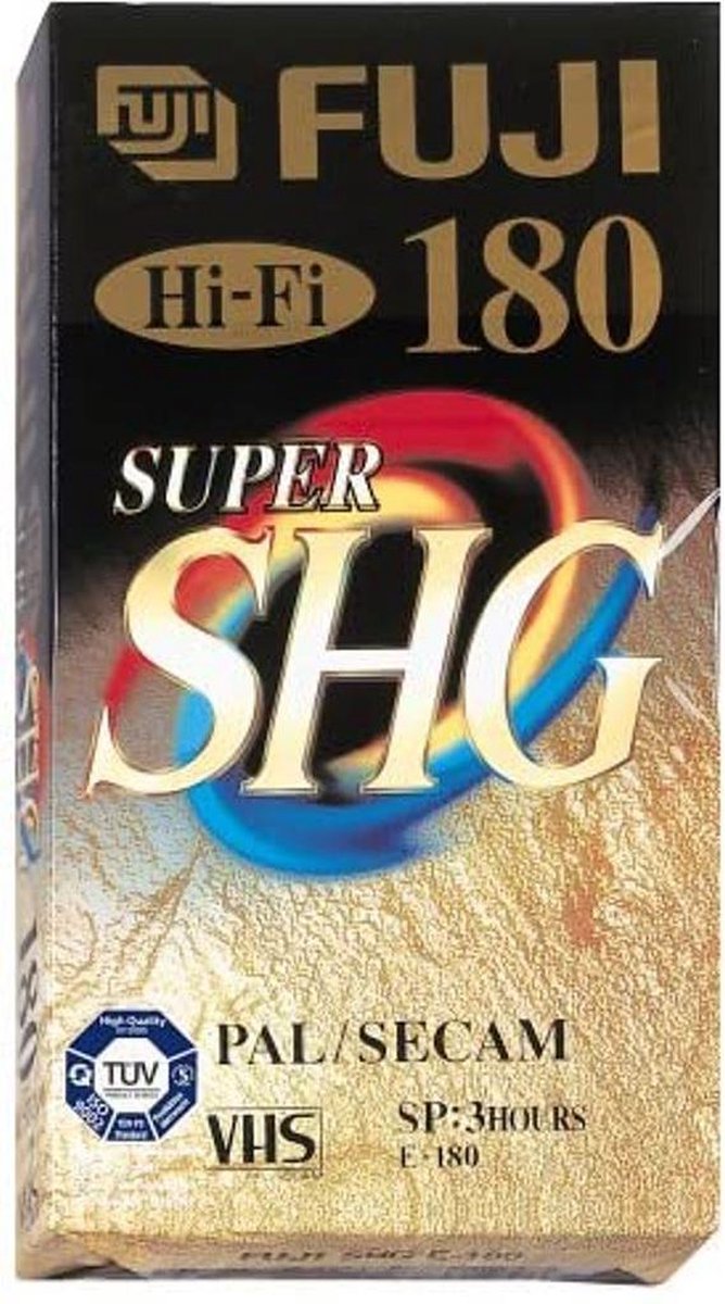 FUJI - E-180 - Super VHS SHG - 180 minuten - videoband