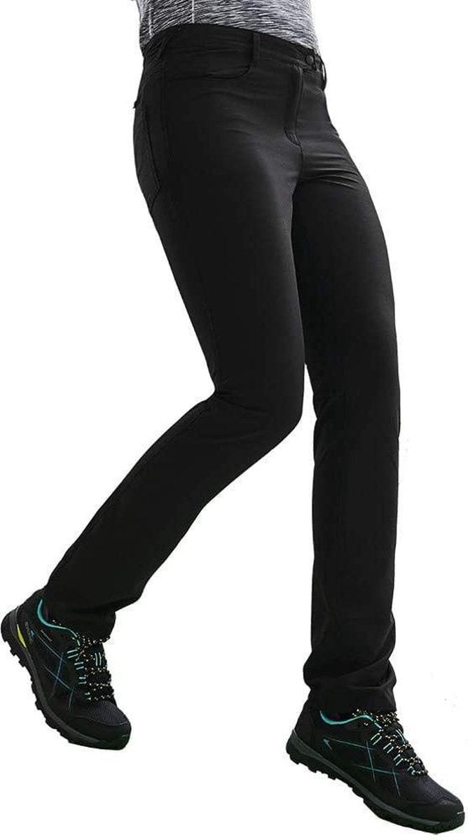 Regatta Highton Jeans-stijl Loopbroek Zwart Dames L 79 Maat 36