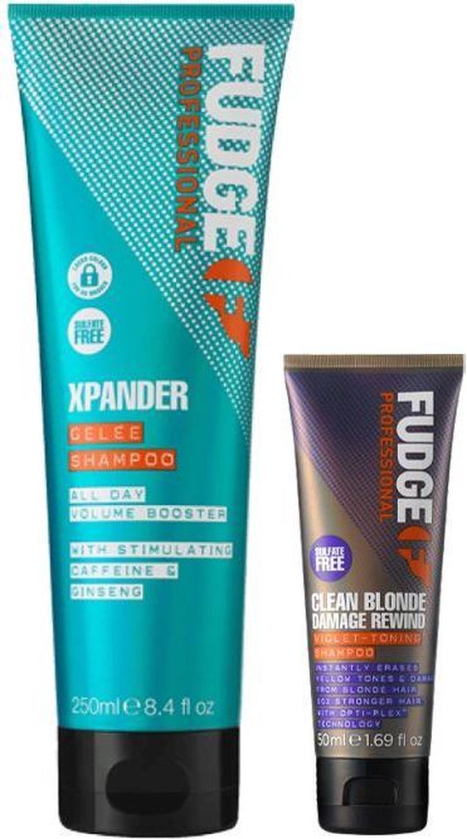 Fudge Professional - Xpander Foam Violet 200 ML & Clean Bl. Violet Shampoo 50 ml