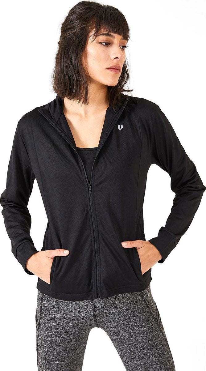cúpla Women's Activewear Zip Jacket Fashionable Sportswear for Training Gym Running with Pockets