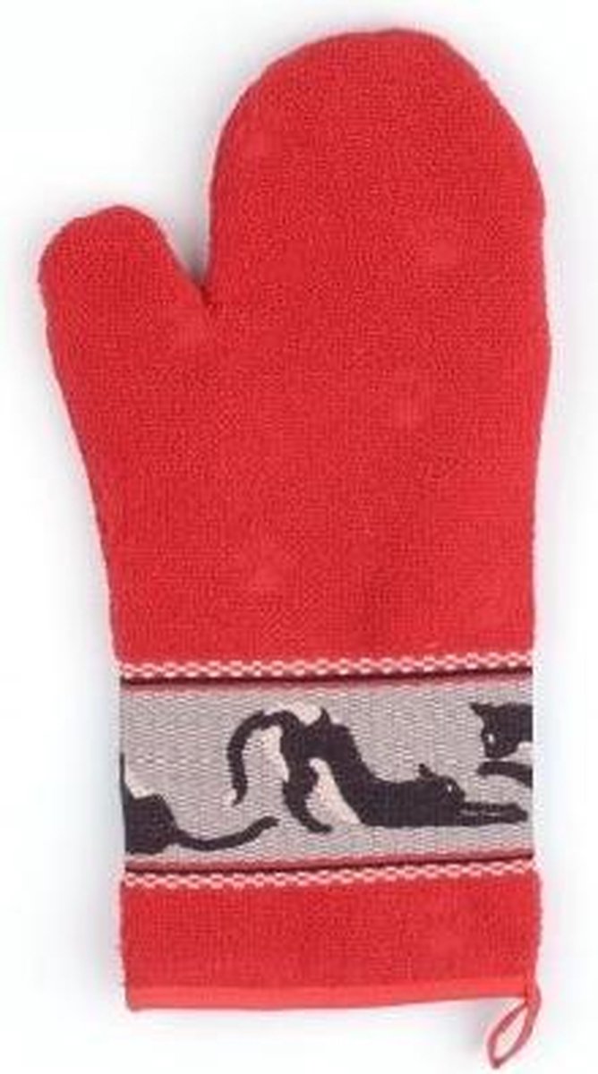Ovenwant Katten rood