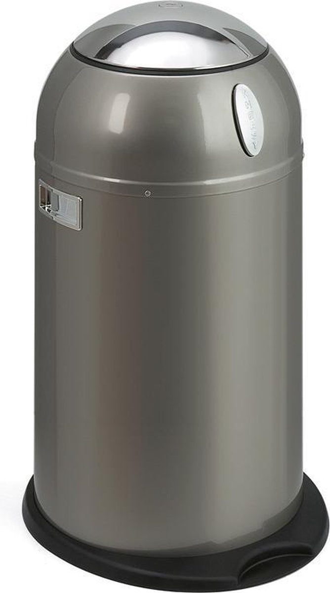 Wesco Kneasy Pedaalemmer - 33 l - Zilver