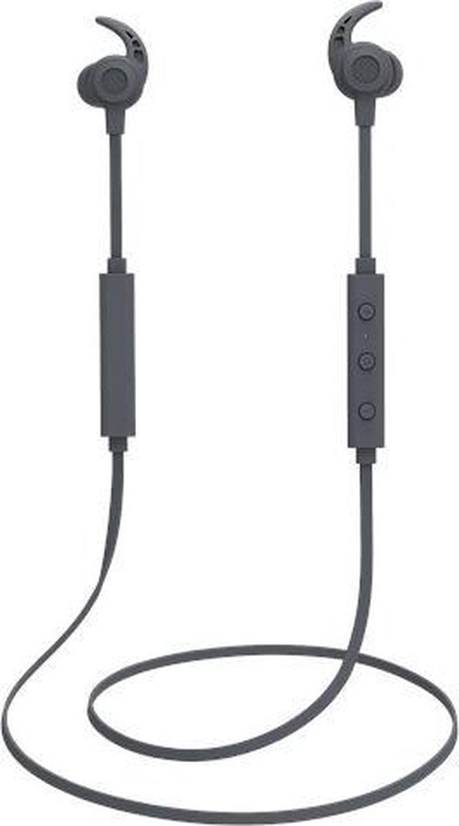 Fresh'n Rebel Wireless Sports Earbuds - Grijs - Inclusief microfoon