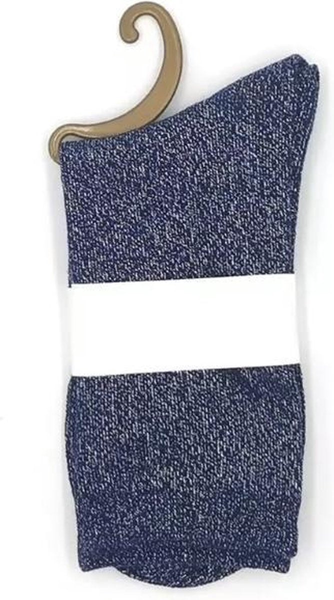 Glittersokken - Blauw - Dames