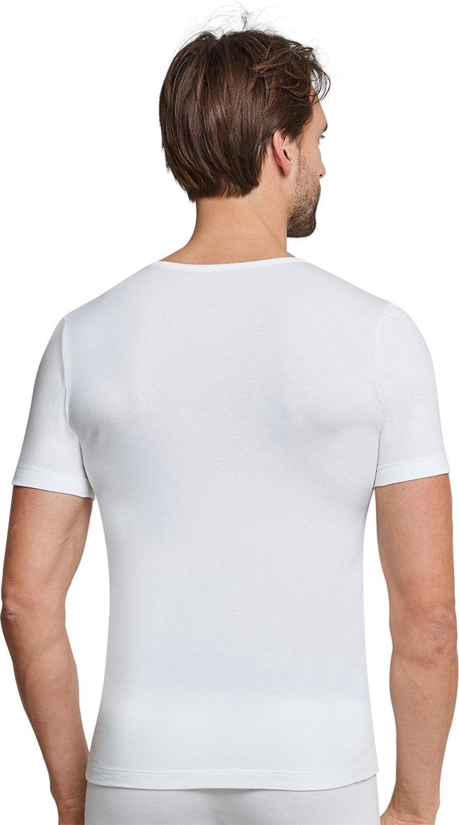 Schiesser 95/5 2P Heren Ondershirt - Wit - Maat S