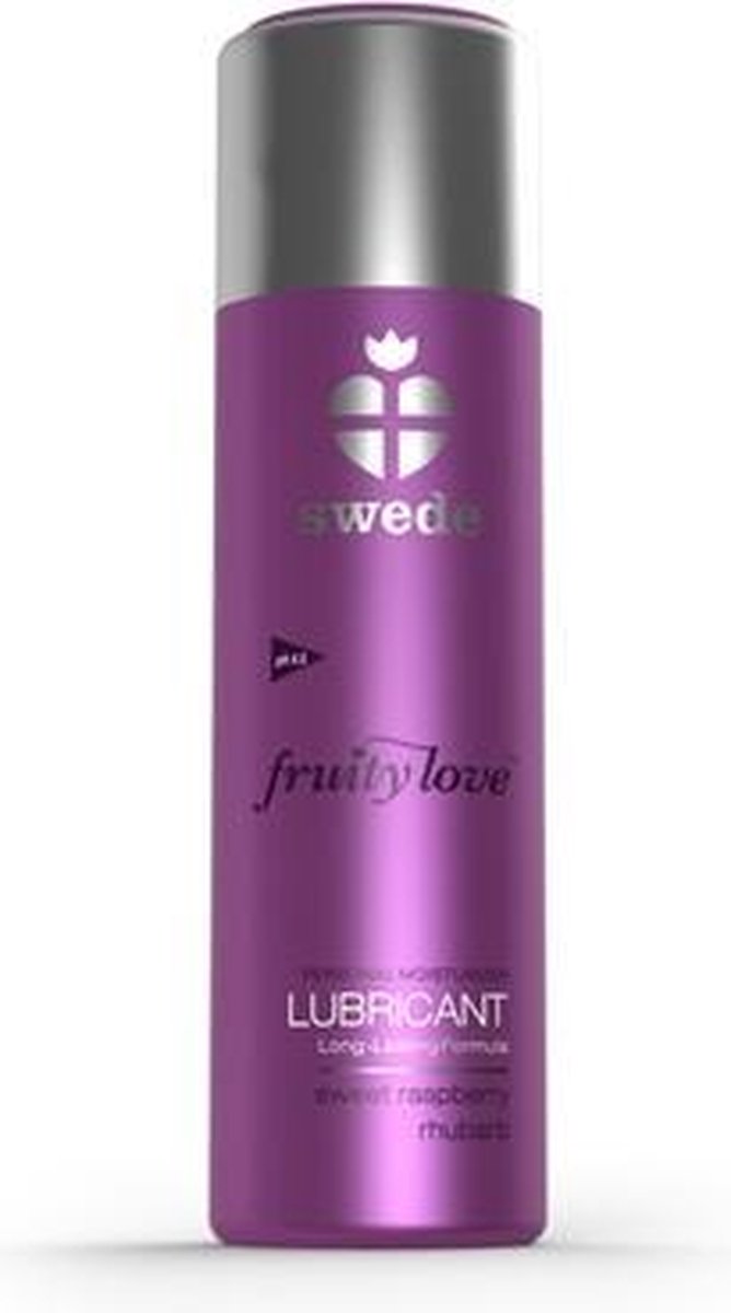 Zoete Framboos/Rabarber Waterbasis Glijmiddel - 50ml - Drogisterij - Glijmiddel - Discreet verpakt en bezorgd