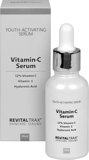 RevitalTrax - 12% Vitamine C Serum - Boost voor elke dag - Voor Intensieve Anti Aging & Anti Rimpel Huidverzorging – Stimuleert Collageen - Antioxidant - Herstelt de Huid – Vermindert Pigmentvlekken – Vermindert Irritatie – Gezichtsserum - 30 ml