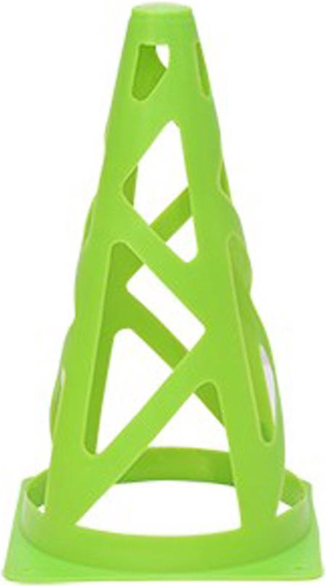 Pionnen Flexibel| Set van 4 stuks | Groen | Afbakenkegels Flexibel | Hoogte 23 cm | Pilonnen