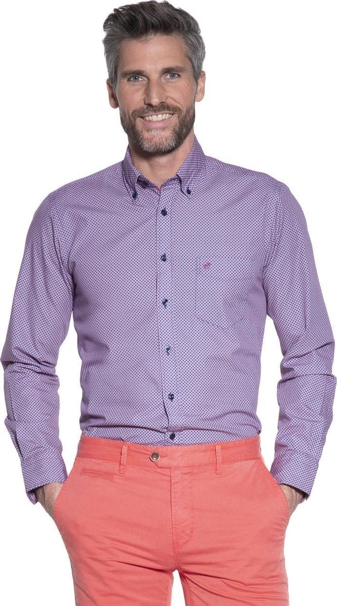 Campbell Classic Casual overhemd lange mouw