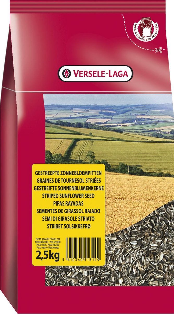 Versele-Laga Gestreepte Zonnebloempitten 2.5 kg
