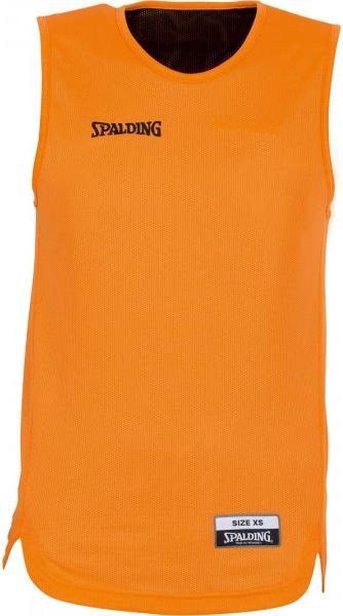 Spalding Doubleface Reversible Basketbalset  Basketbalshirt - Maat S  - Unisex - oranje/zwart