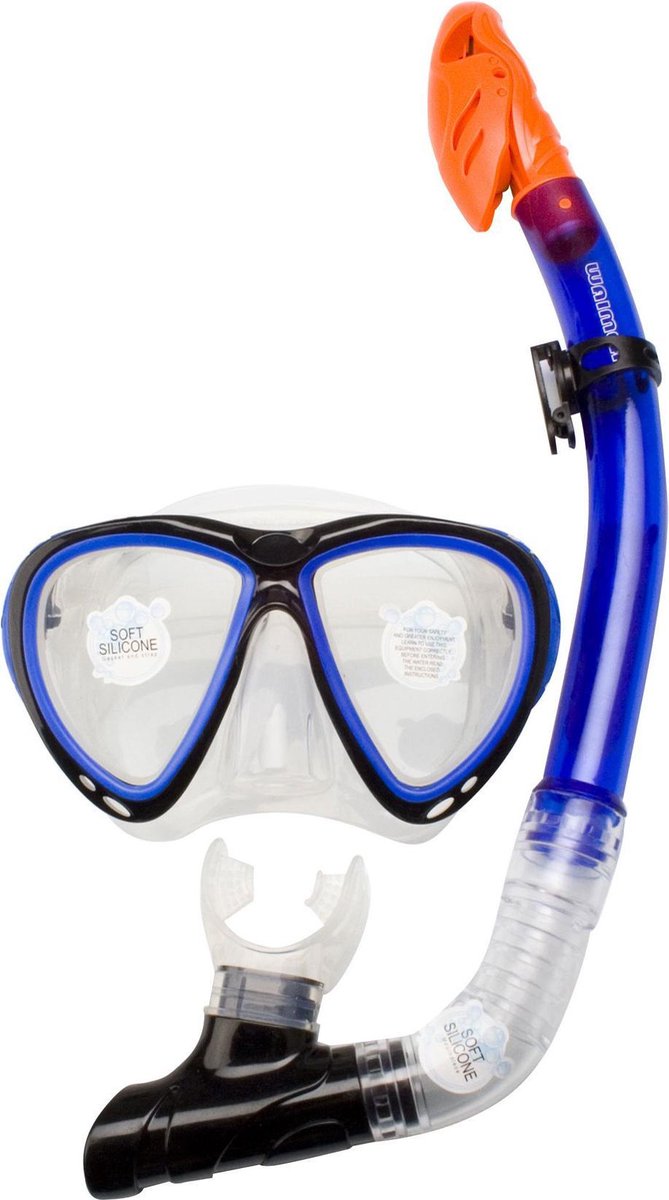 Duikmasker met Snorkel Silicone  Sr