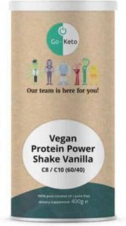 Go Keto Vegan Protein Power Shake Vanilla C8 / C10 (60/40)