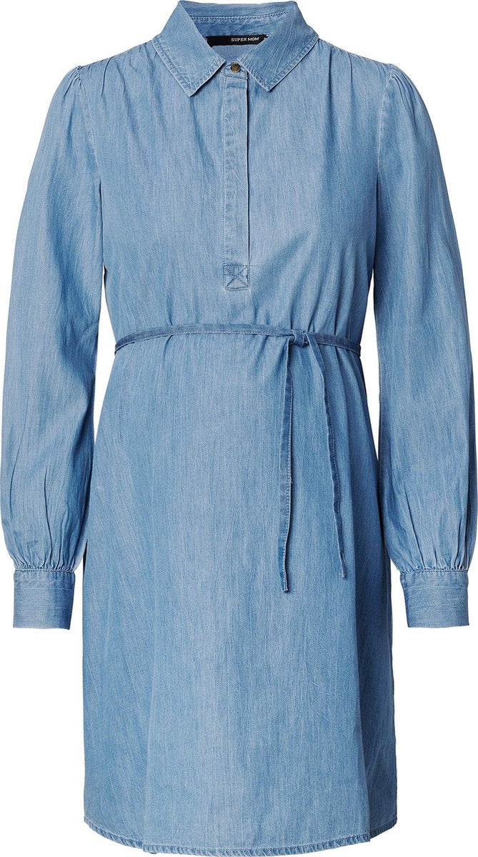 Supermom Jurk Blue Zwangerschap Maat S