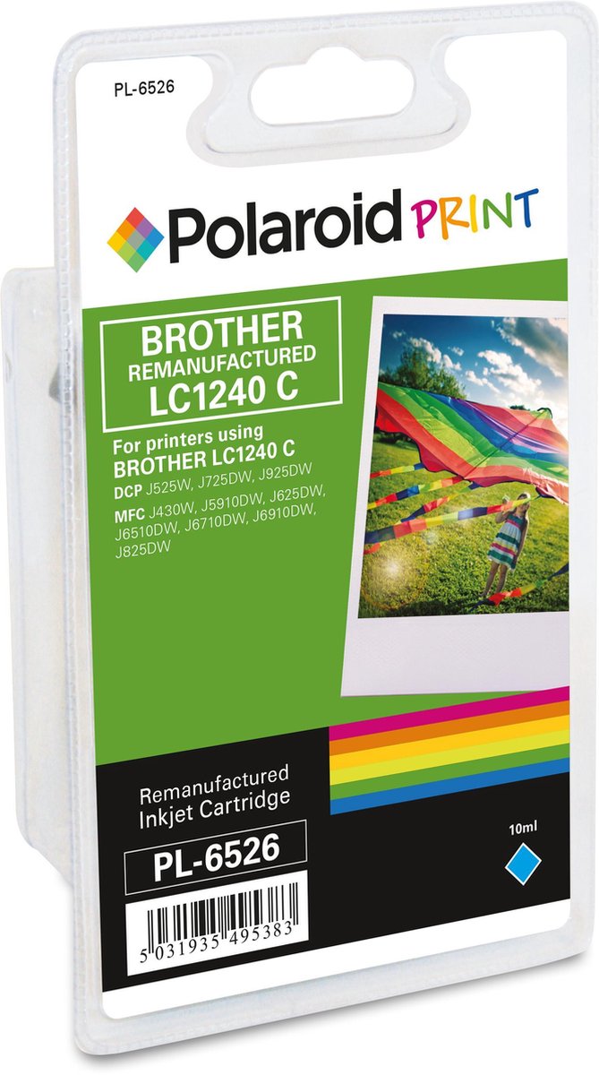 Polaroid inkt voor brother LC1240CY