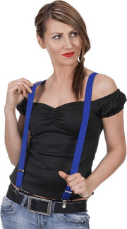 Bretels marine blauw