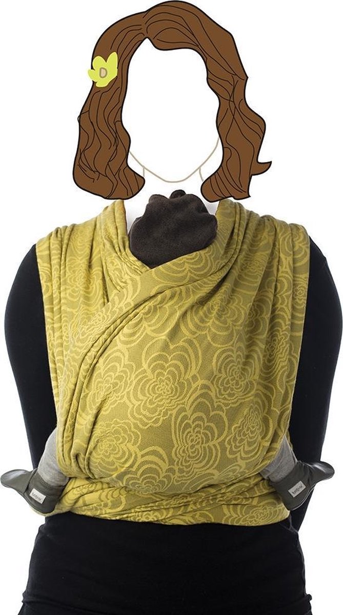 Babylonia BB SLEN Draagdoek Baby - 490 cm - Marigold