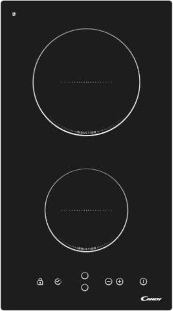 Candy Inductiekookplaat | Model CDIC 30 | Zwart | Inbouw | 2 zones | 28.8 cm