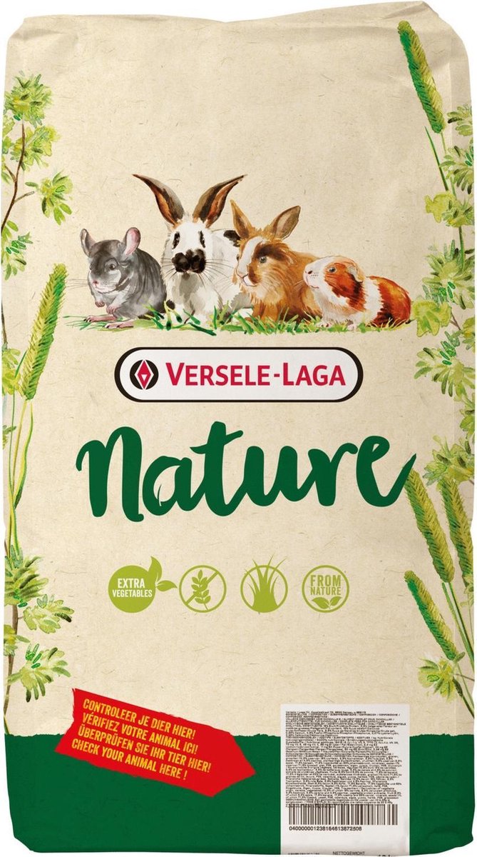 Versele-Laga Nature Chinchilla - Chinchillavoer - 700 g