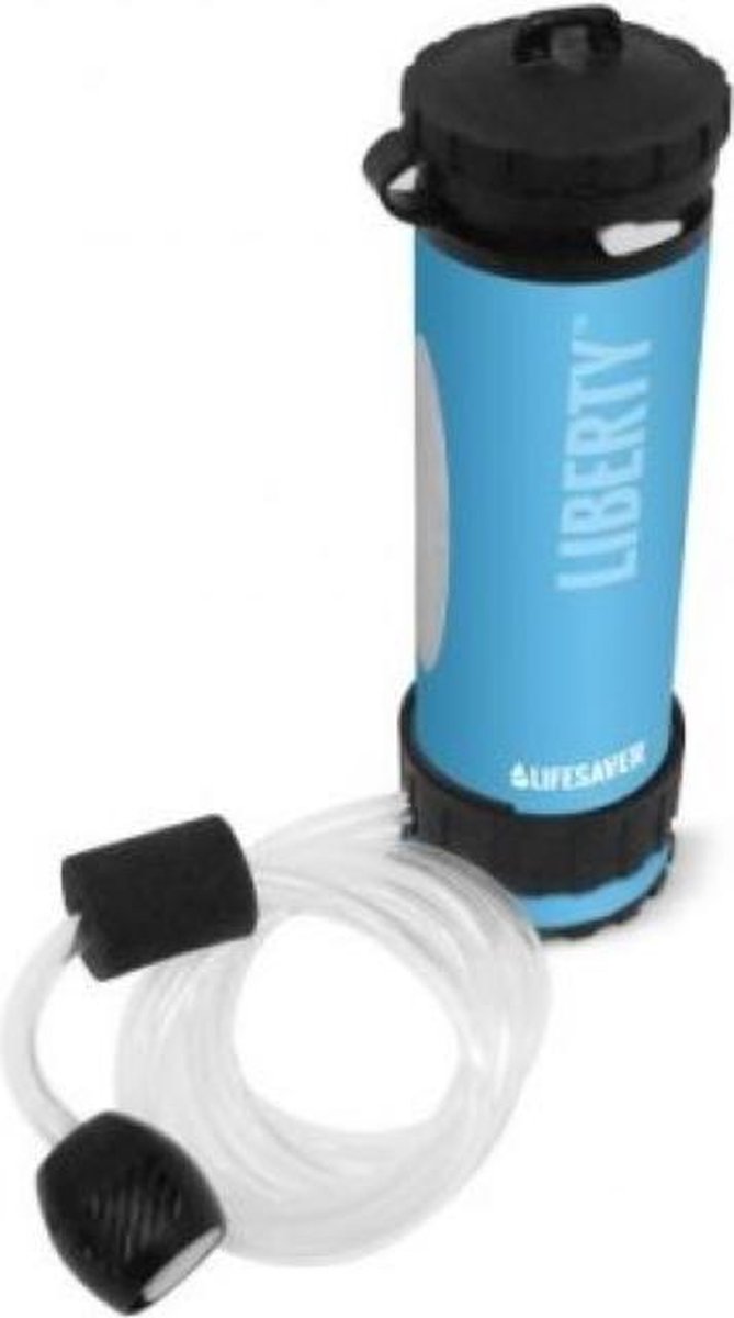 Liberty 2000 Blauw - Drinkfles met waterfilter