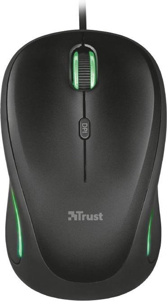 Trust Yvi FX muis USB Type-A Optisch 1600 DPI Ambidextrous
