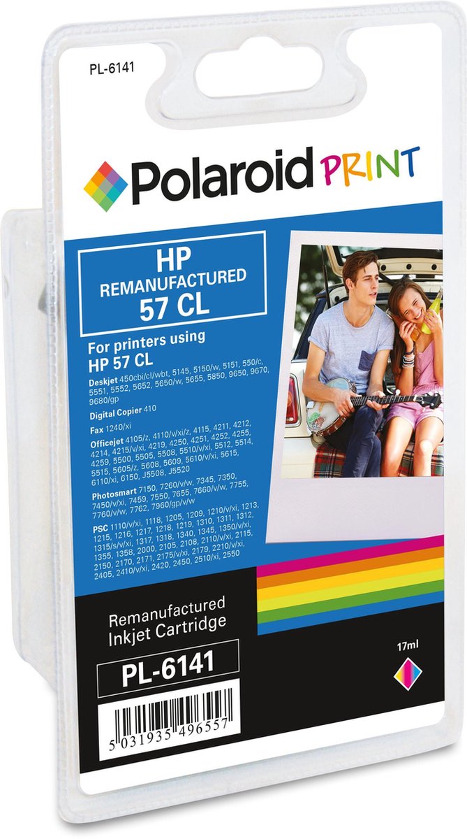Polaroid inkt voor hp C6657A/No.57