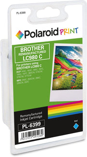 Polaroid inkt voor brother LC-980C