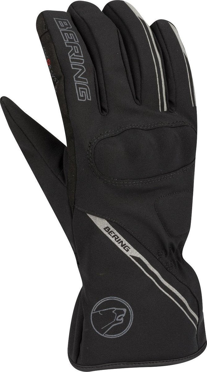Bering Kopek Black Motorcycle Gloves T8