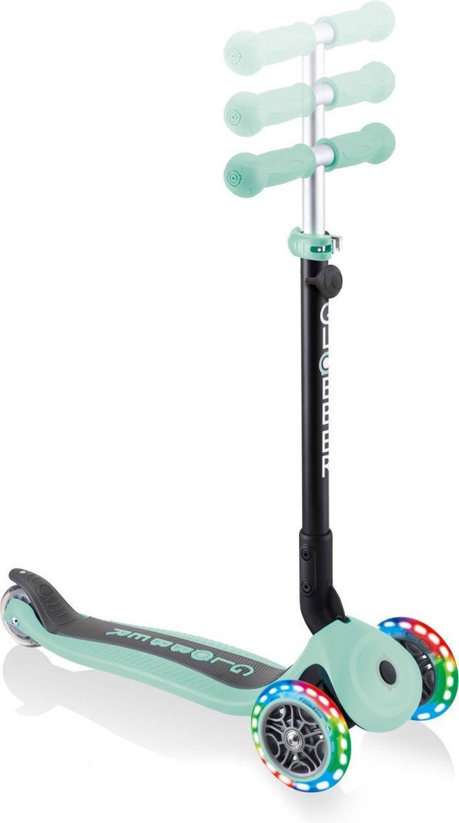 Globber 3-in-1 Scooter Vanaf 1 Jaar Go Up Foldable Plus Lights Munt