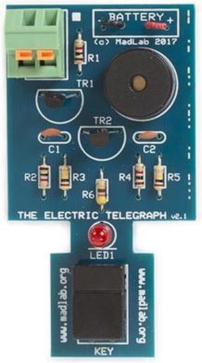 MADLAB ELECTRONIC KIT - TÉLÉGRAPHE ÉLECTRIQUE