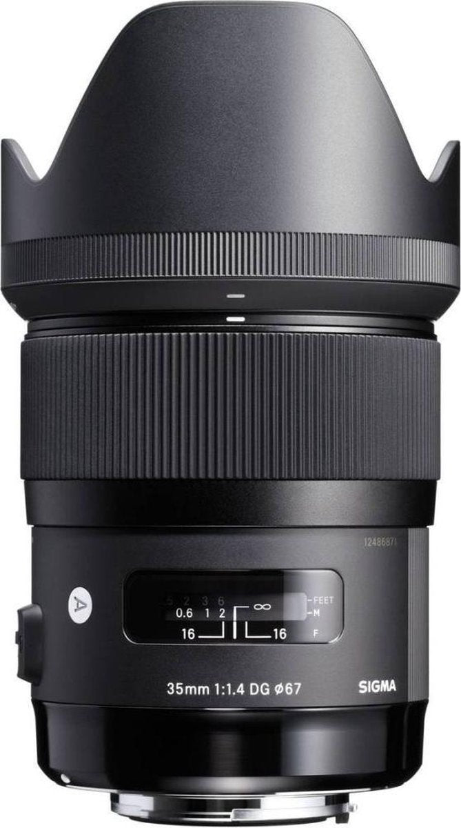 Sigma 35mm / f 1.4 DG HSM Sony FE MILC/SLR Groothoeklens Zwart