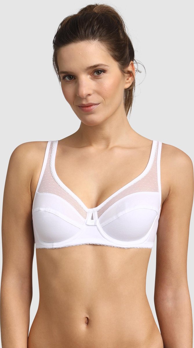 DIM BIO Generous Beha Dames - Wit- 90B