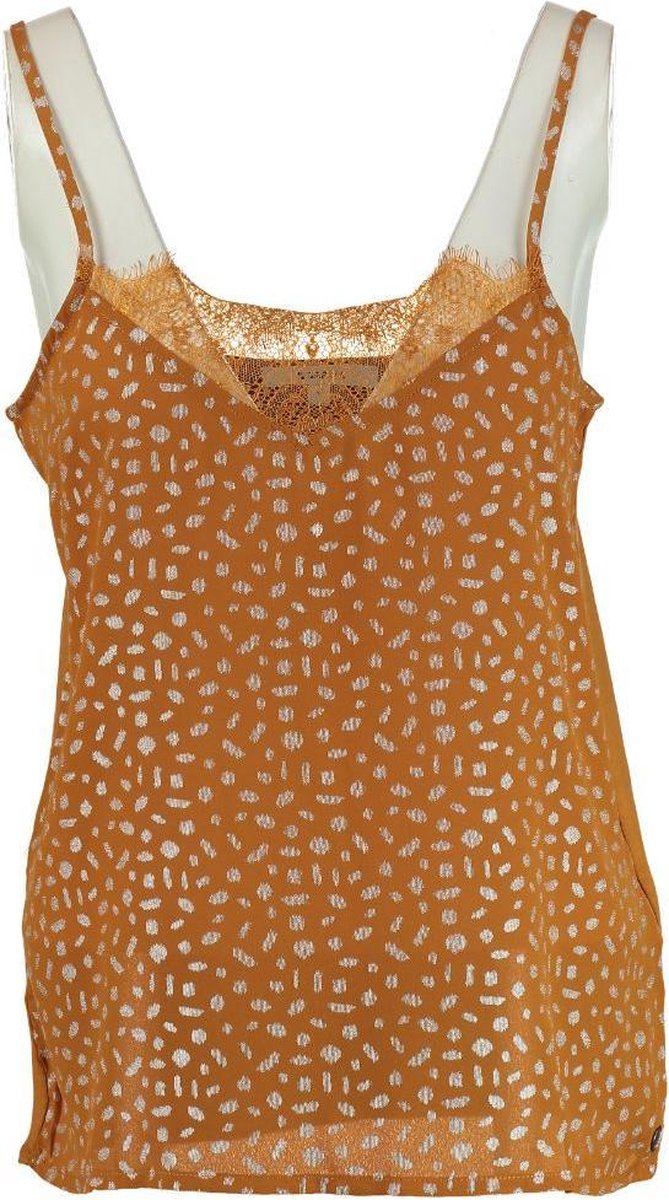 Garcia soepele top materiaalmix - Maat L