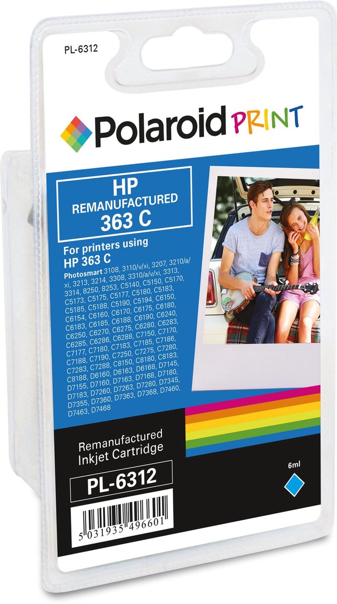 Polaroid inkt voor hp C8771EE/No.363