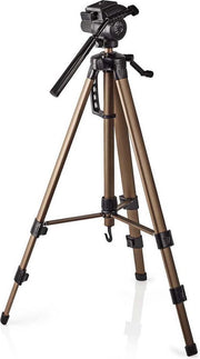 Statief | Maximaal draagvermogen: 4.0 kg | Minimale werkhoogte: 64.0 cm | Maximale werkhoogte: 161.0 cm | Aantal segmenten: 2 | 1540.0 g | Pan & Tilt | Inclusief reistas | Zwart/Zilver