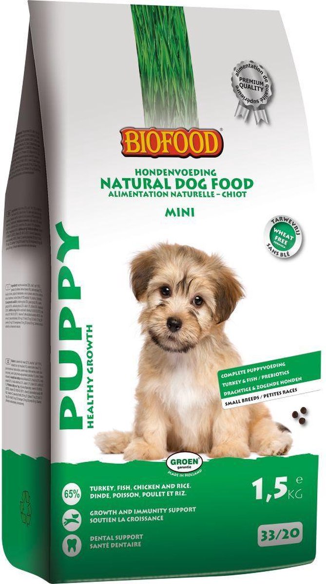 4x Biofood Small Breed Puppy 1