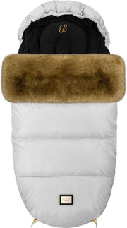 Bjällra Of Sweden Voetenzak 100 X 50 Cm Polyester Grijs/bruin